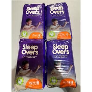48 Sleep Overs By Cuties Diapers, Pull Up/Underwear Large/X Large 60-125 Lbs